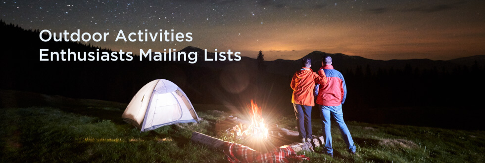 Outdoor Activities Enthusiasts Mailing Lists